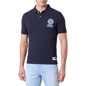 RUSSELL ATHLETIC Avery Classic poloshirt voor heren, elegant en comfortabel, Marine., M