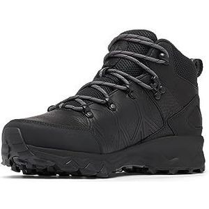Columbia Women's Peakfreak 2 Mid Outdry Leather waterproof mid rise hiking boots, Black (Black x Graphite), 3 UK