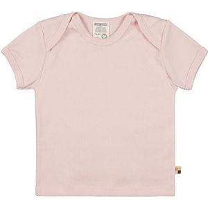 loud + proud Unisex Baby Uni, GOTS gecertificeerd T-shirt, rosé, 62/68 cm