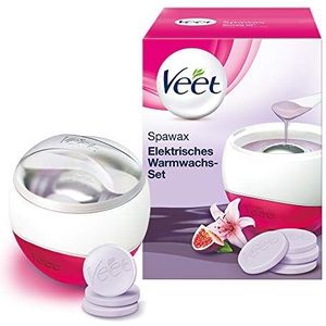 Veet Spawax, elektrische warmwaxset, warme waxschijven, elektrische heetwaxset
