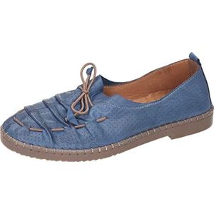 Manitu Dames 840013-05 slippers, blauw, 39 EU
