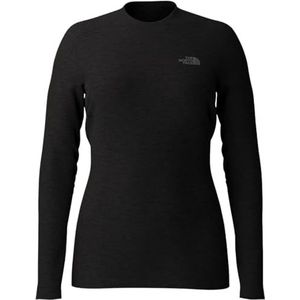 THE NORTH FACE Dames Easy L/S Crew Neck T-shirt, TNF Black, XS