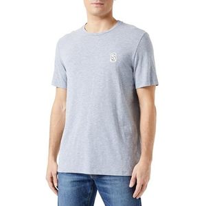 T-shirt met korte mouwen, Grau, L