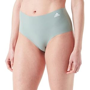 Adidas Onderbroeken Dames - Hipster Panty (maat XS - XXL) - comfortabel ondergoed vrouwen, olijfgroen, S