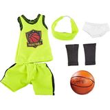 Käthe Kruse 0126864 Joy Basketbalstar Outfit, groen