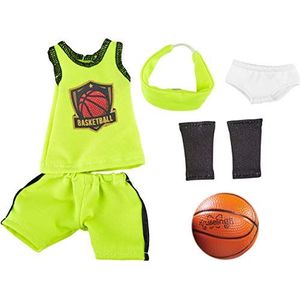 Käthe Kruse 0126864 Joy Basketbalstar Outfit, groen
