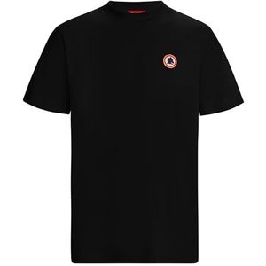 A.S. ROMA SRL T-shirt met wolfborduurwerk, uniseks, voor volwassenen