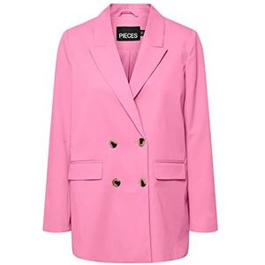 PIECES Pcthelma Ls Oversize Noos Blazer voor dames, Begonia Pink, L