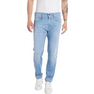 Replay Anbass X-Lite Plus Herenjeans, slim fit, 010, lichtblauw, 29W x 30L