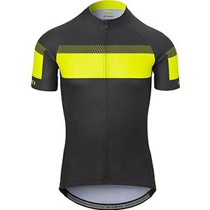 Giro Chrono Shirt Zwart/Highlight Geel Sprint S