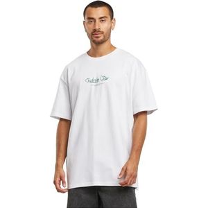 Mister Tee Upscale - Pelea De Gallos Oversize Heren T-shirt - Wit