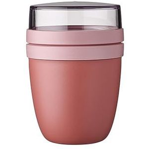 Mepal Lunchpot – 500 ml + 120 ml – Yoghurt en Muesli beker to go – Ellipse – Vivid mauve