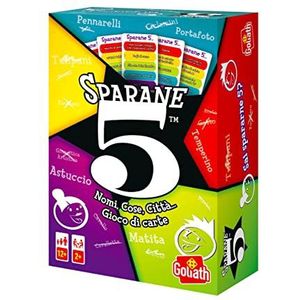 Goliath Sparane 5, naam 5, gezelschapsspel, kaartspel en vragen voor het gezin, vanaf 12 jaar, meerkleurig, 926349.006