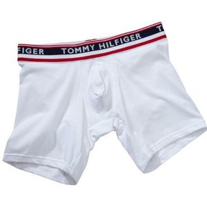 Tommy Hilfiger Felix Solid Boxer korte onderbroek voor heren, Wit (klassiek wit) 100, 10