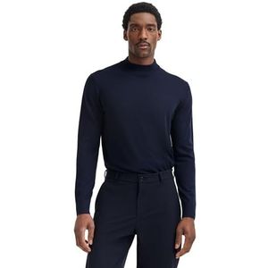 Bugatti - Coltrui - Marine - Regular Fit - Van Merinowol-Zijde Mix