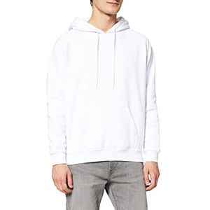 Urban Classics Blanke hoodie Sweatshirt met capuchon heren, Wit, 5XL