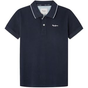 Pepe Jeans New Thor Poloshirt voor kinderen, blauw (Dulwich Blue), 8 jaar, blauw (Dulwich Blue), 8 jaar