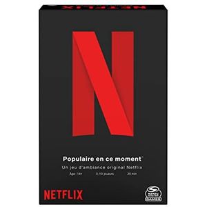 Spin Master Games Gezelschapsspel Netflix Humour uit de serie ""Film Amusantes-en Famille of voor kinderen van 14 jaar en +, 6064910