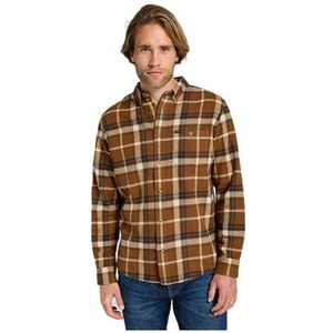 Lee Riveted shirt voor heren, bruin, L