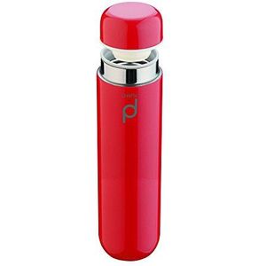 Pioneer DrinkPod thermosfles van roestvrij staal, 0,3 l, dubbelwandig, thermolevensmiddelenhouder, 6 uur warm, 24 uur koel, lekvrij, BPA-vrij, rood
