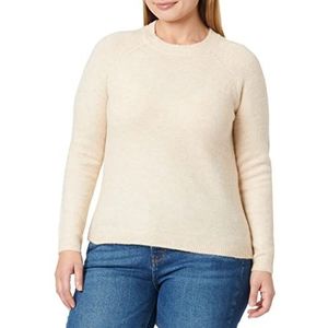 PIECES dames Pullover trui Pcjuliana Ls O-hals Knit Noos Bc, wit (whitecap gray), S