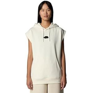 The North Face Ss Relaxed Hoodie T-Shirt voor dames White Dune XS