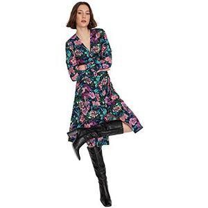 Trendyol Jurk - Multi-Color - Omslag, Meerkleurig, 66