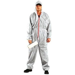 REIS KOM schilderspak, full-body pak, overall, beschermend pak, lakpak, wit, maat S