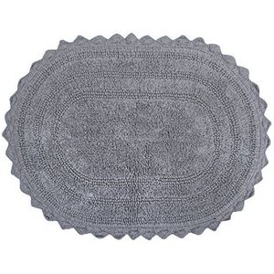 DII Ultra Soft Spa Cotton Crochet Round Bath Mat of Rug Place in Front van de douche, Vanity, Bath Tub, Sink and Toilet