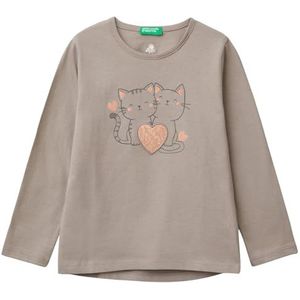 United Colors of Benetton T-shirt M/L, Beige, 5 jaar