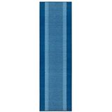 Hanse Home Tapijtloper band 80 x 350 cm - tapijtloper zacht laagpolig tapijt, modern design, loper voor hal, slaapkamer, kinderkamer, badkamer, woonkamer, keuken, decoratiefant, jeans, blauw
