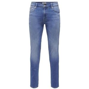 ONLY & SONS Heren ONSLOOM Slim 4076 NOOS Jeans, Light Blue Denim, 29/30, blauw (light blue denim), 29W x 30L