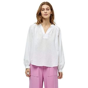 Peppercorn Marnella blouse met lange mouwen | Witte blouses voor dames VK | Lente dames tops | Maat XL