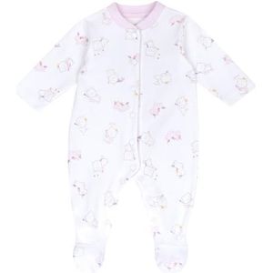 Chicco Romper voor baby en peuters, uniseks kinderen, Roze bedrukt, 0 Maanden