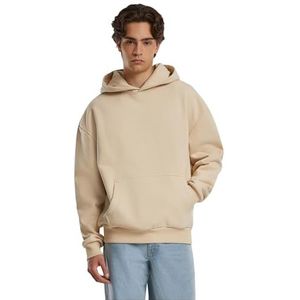 Urban Classics Herentrui met capuchon, ultra heavy oversized hoodie, casual hoodie voor mannen, oversized fit, zand, XXL