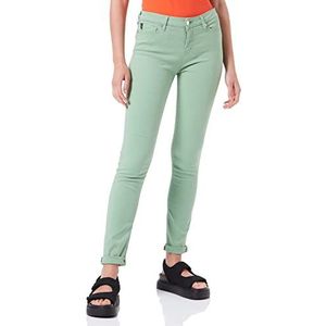 Moschino Lyocell Skinny damesbroek in stretch, groen,