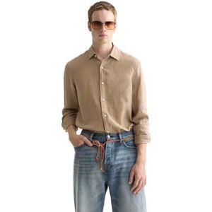 Scotch & Soda Seasonal Core 182346 Linen Regular Fit Overhemd Met Lange Mouwen