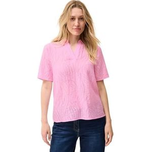 Blouse - Cherry Blossom Pink - Lichte Structuur - Regular Fit