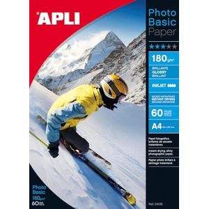 APLI 4135 - Fotobasic A4 fotopapier 180 g 60 vellen