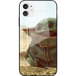 ERT GROUP mobiel telefoonhoesje voor Huawei P10 origineel en officieel erkend Star Wars patroon Baby Yoda 003 gemaakt van gehard glas, beschermhoes