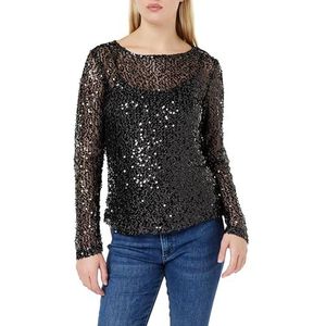 Minus Ilani Wrap gebreide trui voor dames, Jade Groene Mel, M