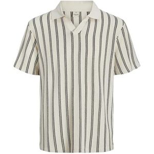 Jprbluharry Ss Split Neck Polo, cloud dancer, S