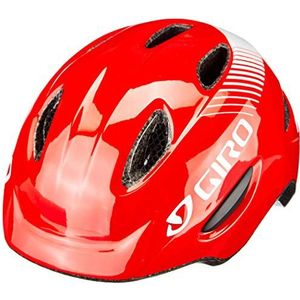 Giro Unisex Jeugd Scamp fietshelm Youth, helder rood, XS (45-49cm)