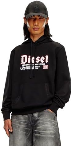 Diesel Ginn K45 Hoodie Zwart Man