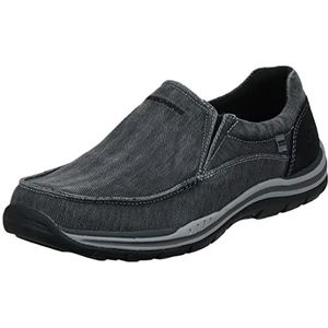 Skechers Verwachte Avillo Mocassin voor mannen, Zwart, 14 UK Wide