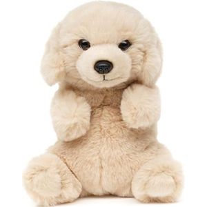 Uni-Toys - Labrador, zittend - Kawaii-stijl - 17 cm (hoogte) - pluche hond - pluche dier, knuffeldier