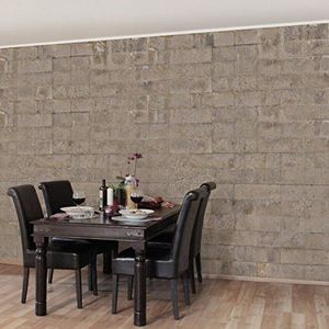 Apalis Betonbehang, 106123, vliesbehang, baksteen, behang, betonbehang, breed, vliesbehang, wandbehang, 3D-fotobehang voor slaapkamer, woonkamer, keuken, meerkleurig,