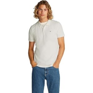 Tommy Jeans - Slim Fit Poloshirt - Biologisch Katoen - Wit