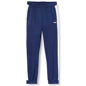 FILA Unisex kinderen Biarritz Track vrijetijdsbroek, medium blauw-helder wit, 98/104, Medieval Blue-Bright Wit