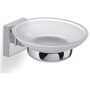 GEDY G-Pukde zeepbakje, kleur chroom, componenten van roestvrij staal en chroom, uniek design.